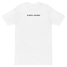 Load image into Gallery viewer, San Luis Obispo - Long and Lat Premium Heavyweight Tee