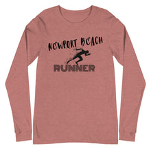 Load image into Gallery viewer, Newport Beach - Runner Unisex Long Sleeve Tee