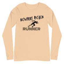 Load image into Gallery viewer, Newport Beach - Runner Unisex Long Sleeve Tee