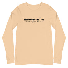 Load image into Gallery viewer, Huntington Beach - Pier Unisex Long Sleeve Tee