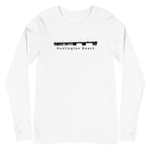 Load image into Gallery viewer, Huntington Beach - Pier Unisex Long Sleeve Tee