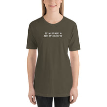 Load image into Gallery viewer, San Luis Obispo - Coordinates Unisex T-Shirt