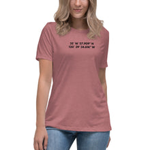 Load image into Gallery viewer, San Luis Obispo - Coordinates Women's Relaxed T-Shirt