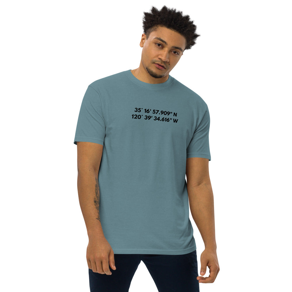 San Luis Obispo - Coordinates Premium Heavyweight Tee