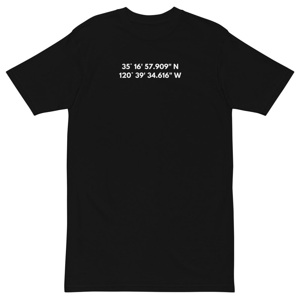 San Luis Obispo - Coordinates Premium Heavyweight Tee