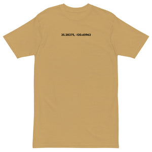 San Luis Obispo - Long and Lat Premium Heavyweight Tee