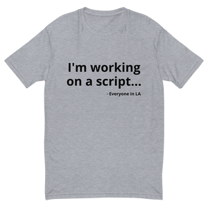 I'm working on a script - T-shirt