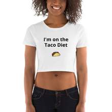 Load image into Gallery viewer, I'm on the Taco Diet crop top
