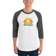 Load image into Gallery viewer, Santa Barbara - Sunset 3/4 Sleeve Raglan Shirt
