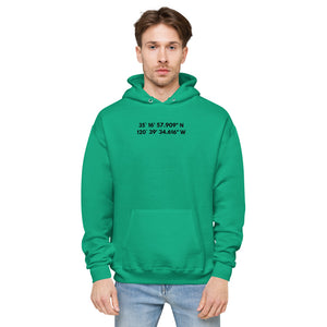 San Luis Obispo - Coordinates Unisex Fleece Hoodie