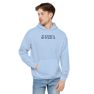 San Luis Obispo - Coordinates Unisex Fleece Hoodie