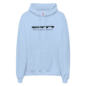 Huntington Beach - Pier Unisex Fleece Hoodie