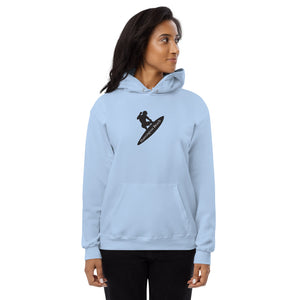 Huntington Beach - Surfer Unisex Fleece Hoodie