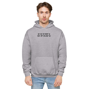 San Luis Obispo - Coordinates Unisex Fleece Hoodie