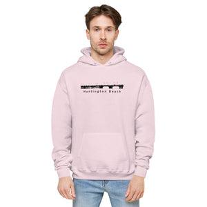 Huntington Beach - Pier Unisex Fleece Hoodie