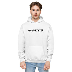 Huntington Beach - Pier Unisex Fleece Hoodie