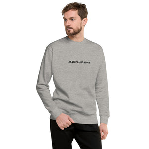 San Luis Obispo - Long and Lat Unisex Fleece Pullover