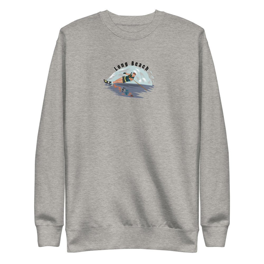 Long Beach - Water Ski Unisex Fleece Pullover