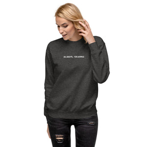 San Luis Obispo - Long and Lat Unisex Fleece Pullover