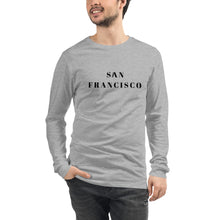 Load image into Gallery viewer, San Francisco - Cable Car Unisex Long Sleeve Tee
