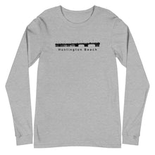 Load image into Gallery viewer, Huntington Beach - Pier Unisex Long Sleeve Tee
