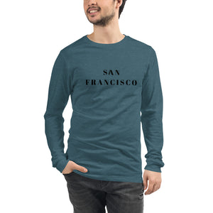 San Francisco - Cable Car Unisex Long Sleeve Tee