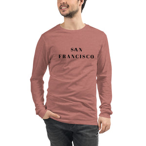 San Francisco - Cable Car Unisex Long Sleeve Tee