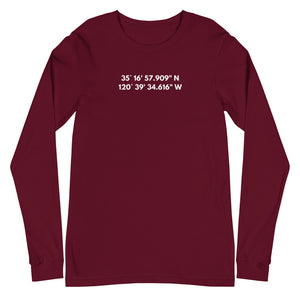 San Luis Obispo - Coordinates Unisex Long Sleeve Tee