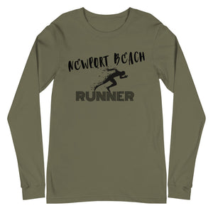 Newport Beach - Runner Unisex Long Sleeve Tee