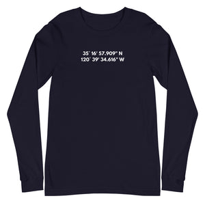 San Luis Obispo - Coordinates Unisex Long Sleeve Tee