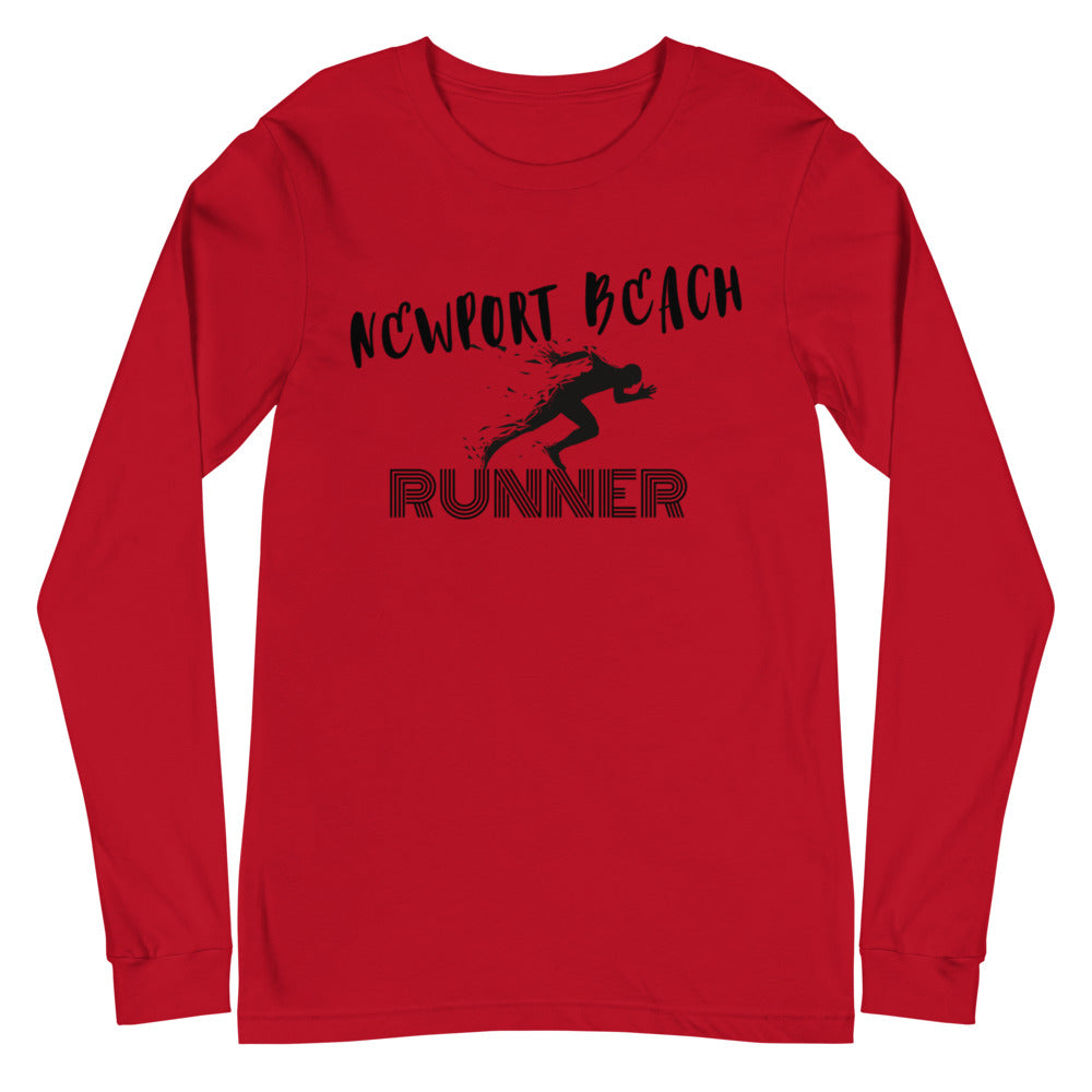 Newport Beach - Runner Unisex Long Sleeve Tee