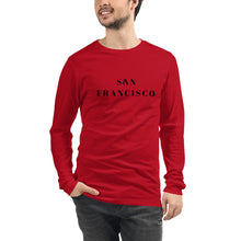 Load image into Gallery viewer, San Francisco - Cable Car Unisex Long Sleeve Tee
