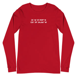San Luis Obispo - Coordinates Unisex Long Sleeve Tee