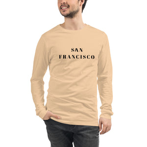 San Francisco - Cable Car Unisex Long Sleeve Tee