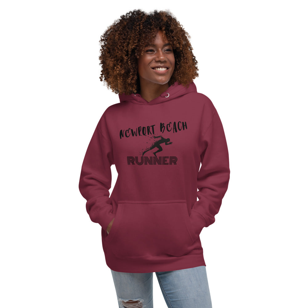 Newport Beach - Runner Unisex Hoodie