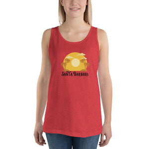 Santa Barbara - Sunset Unisex Tank Top