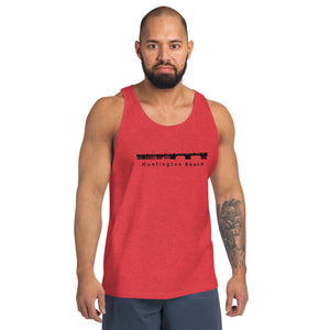 Huntington Beach - Pier Unisex Tank Top