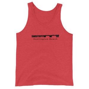 Huntington Beach - Pier Unisex Tank Top