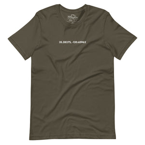 San Luis Obispo - Long and Lat Unisex T-Shirt