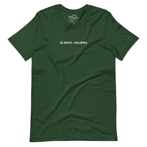 San Luis Obispo - Long and Lat Unisex T-Shirt