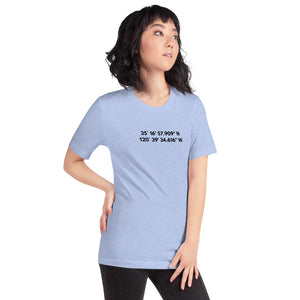 San Luis Obispo - Coordinates Unisex T-Shirt