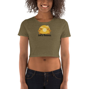 Santa Barbara - Sunset Women’s Crop Tee