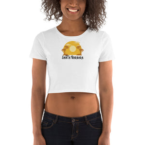 Santa Barbara - Sunset Women’s Crop Tee