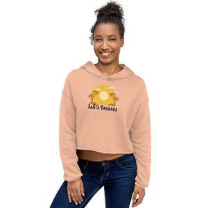 Santa Barbara - Sunset Crop Hoodie