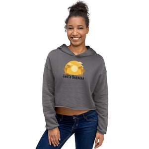 Santa Barbara - Sunset Crop Hoodie