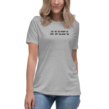 Load image into Gallery viewer, San Luis Obispo - Coordinates Women&#39;s Relaxed T-Shirt

