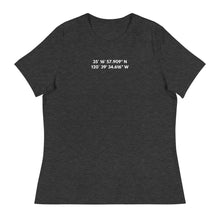 Load image into Gallery viewer, San Luis Obispo - Coordinates Women&#39;s Relaxed T-Shirt
