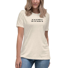 Load image into Gallery viewer, San Luis Obispo - Coordinates Women&#39;s Relaxed T-Shirt
