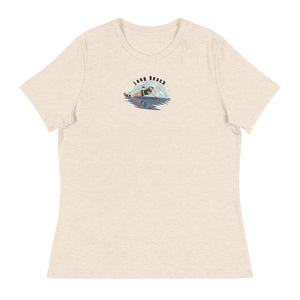 Long Beach - Water Ski Women's Relaxed T-Shirt