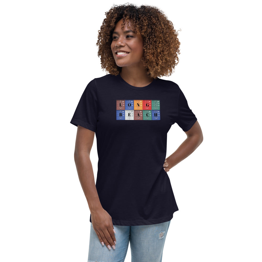 Long Beach - Containers Women's Relaxed T-Shirt